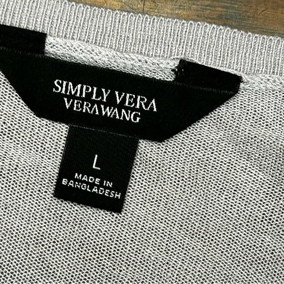 Simply Vera wang lilac rayon cardigan NWT - Picture 4 of 4